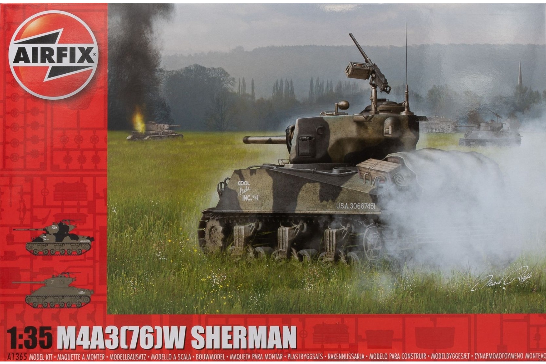Airfix A1365 M4A3(76)W 