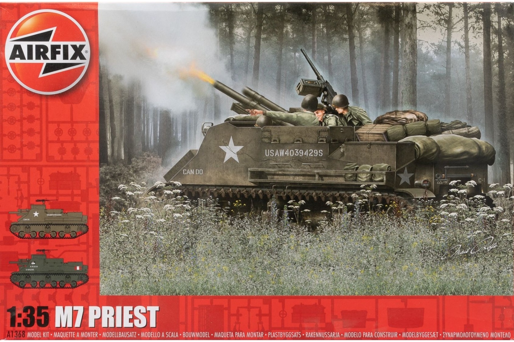 M7 Priest, Airfix A1368, model kit