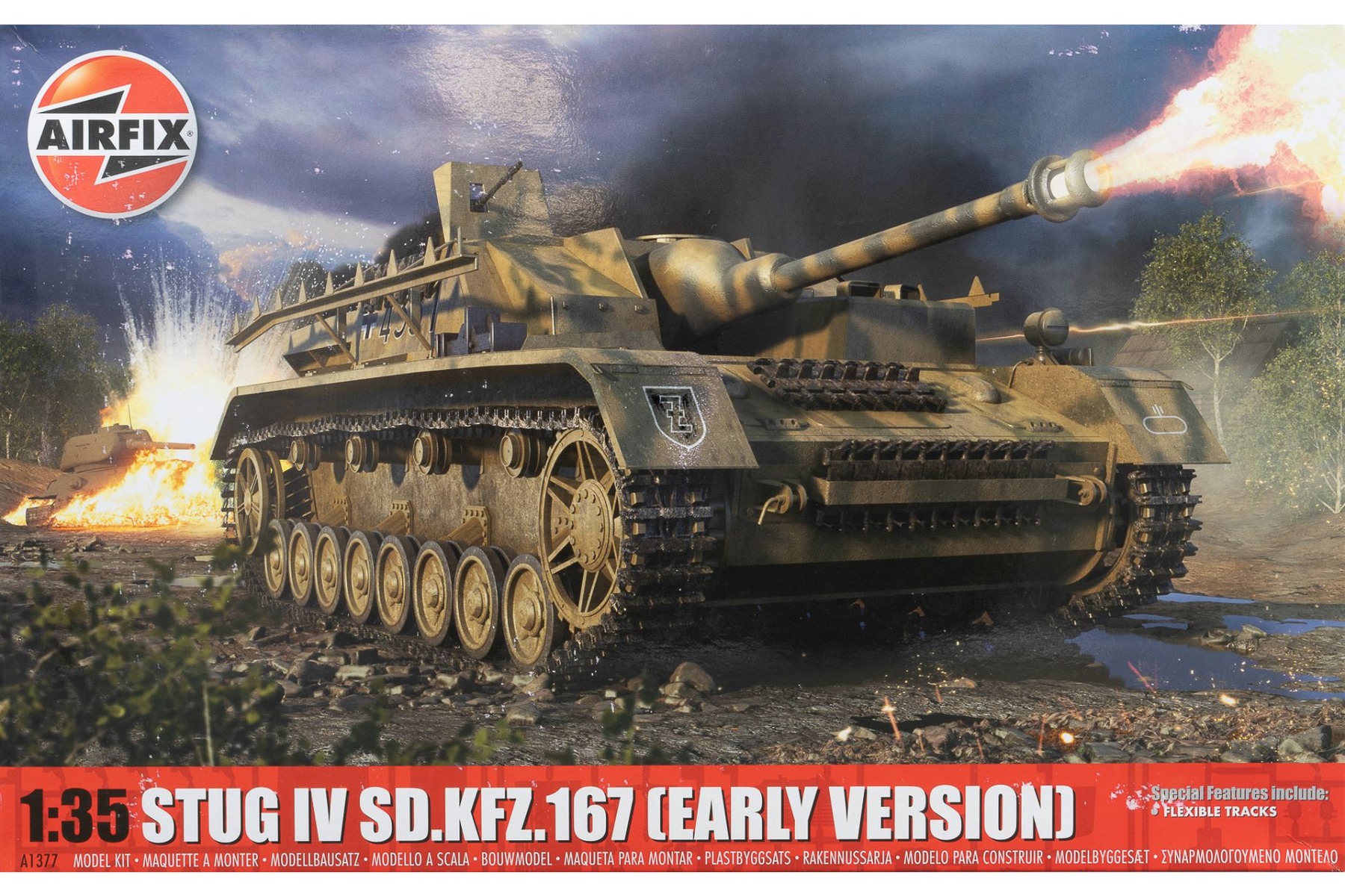 Airfix A1377 Sturmgeschütz IV Sd.Kfz.167 (early version), model kit