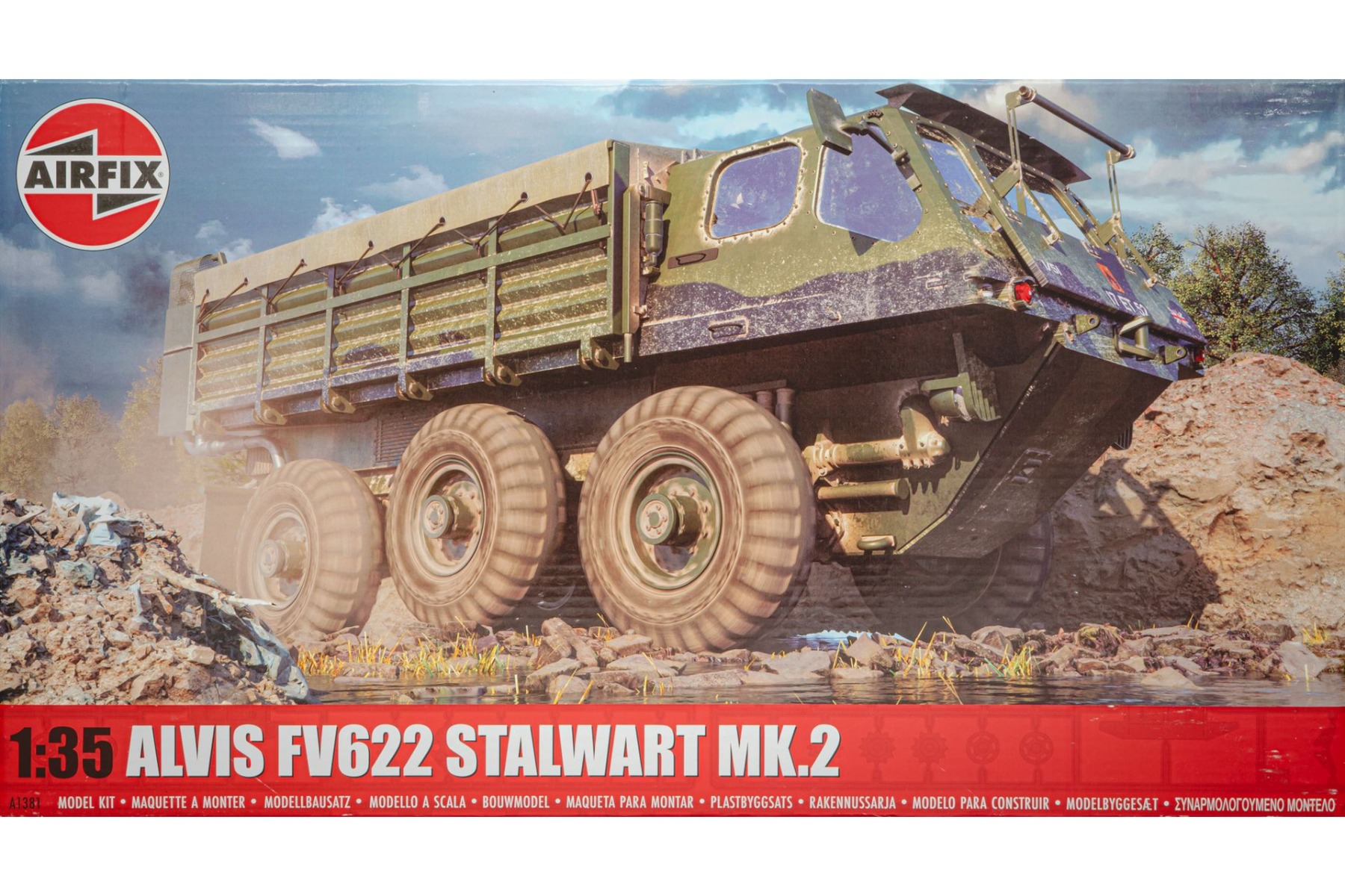 Airfix A1381 Alvis FV622 Stalwart Mk.2, model kit