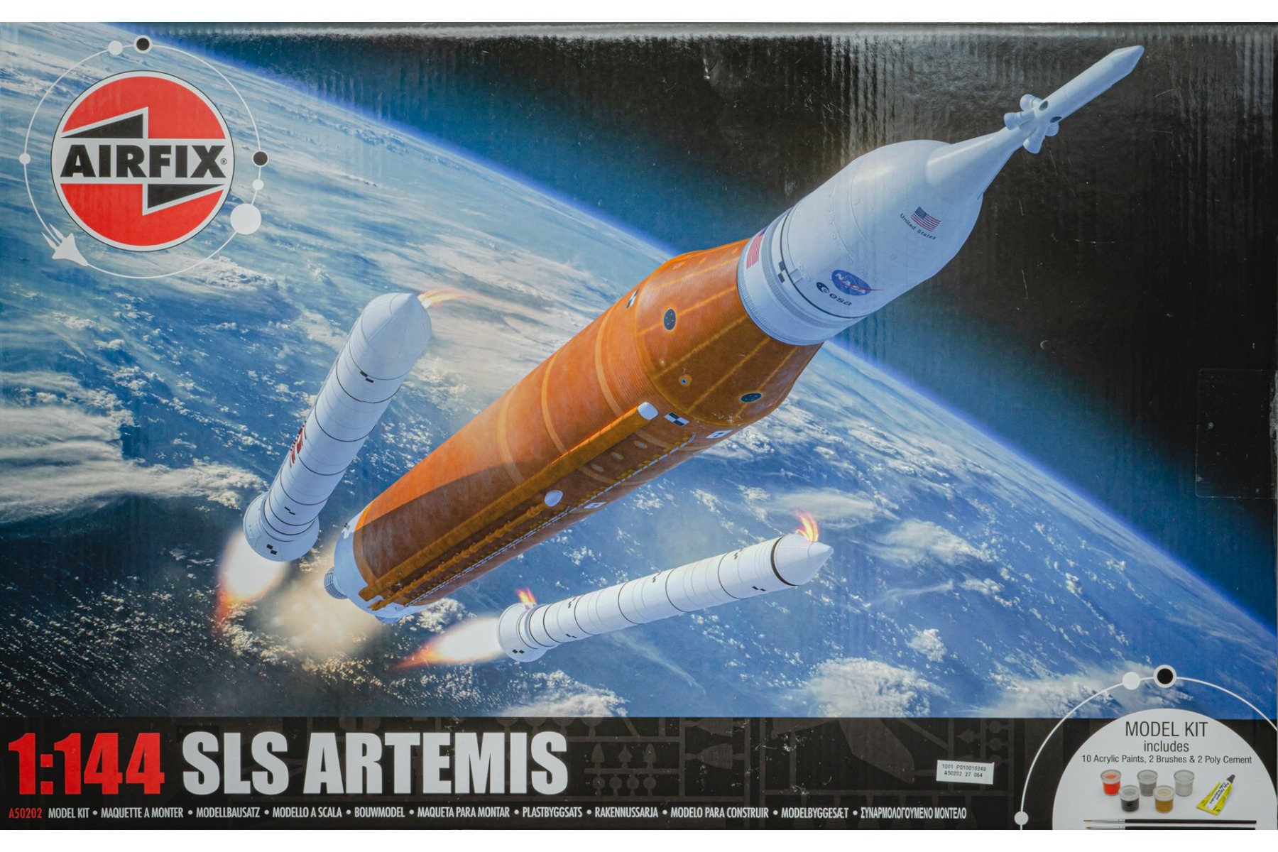 Airfix A50202 SLS Artemis, model kit gift set