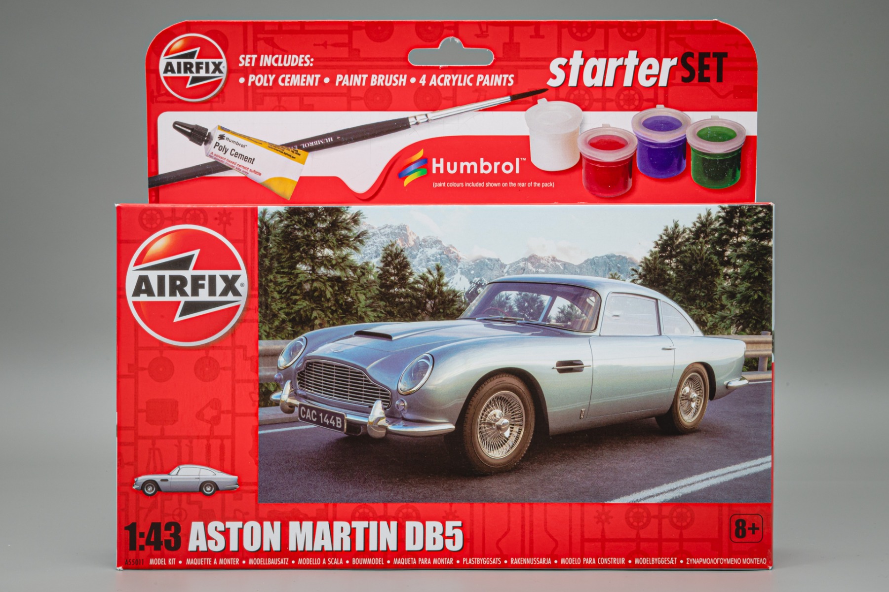 Airfix A55011 Aston Martin DB5 model kit Starter set (w. paints)