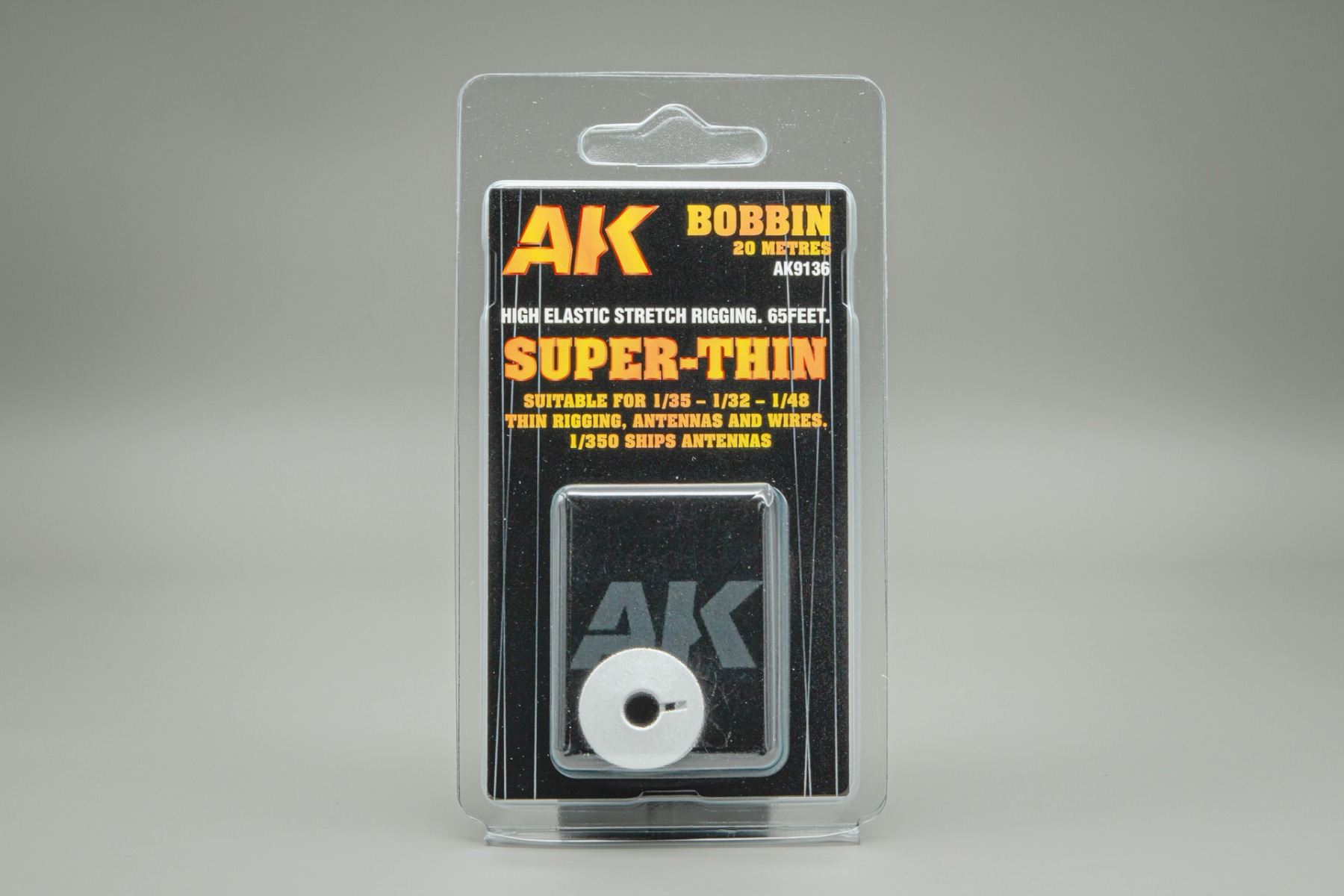 AK9136 Elastic Rigging Bobbin SUPER-THIN