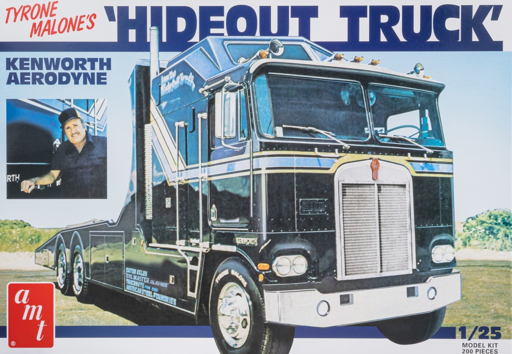 AMT1158/06 Kenworth Aerodyne, Tyrone Malone's Hideout Truck, model kit
