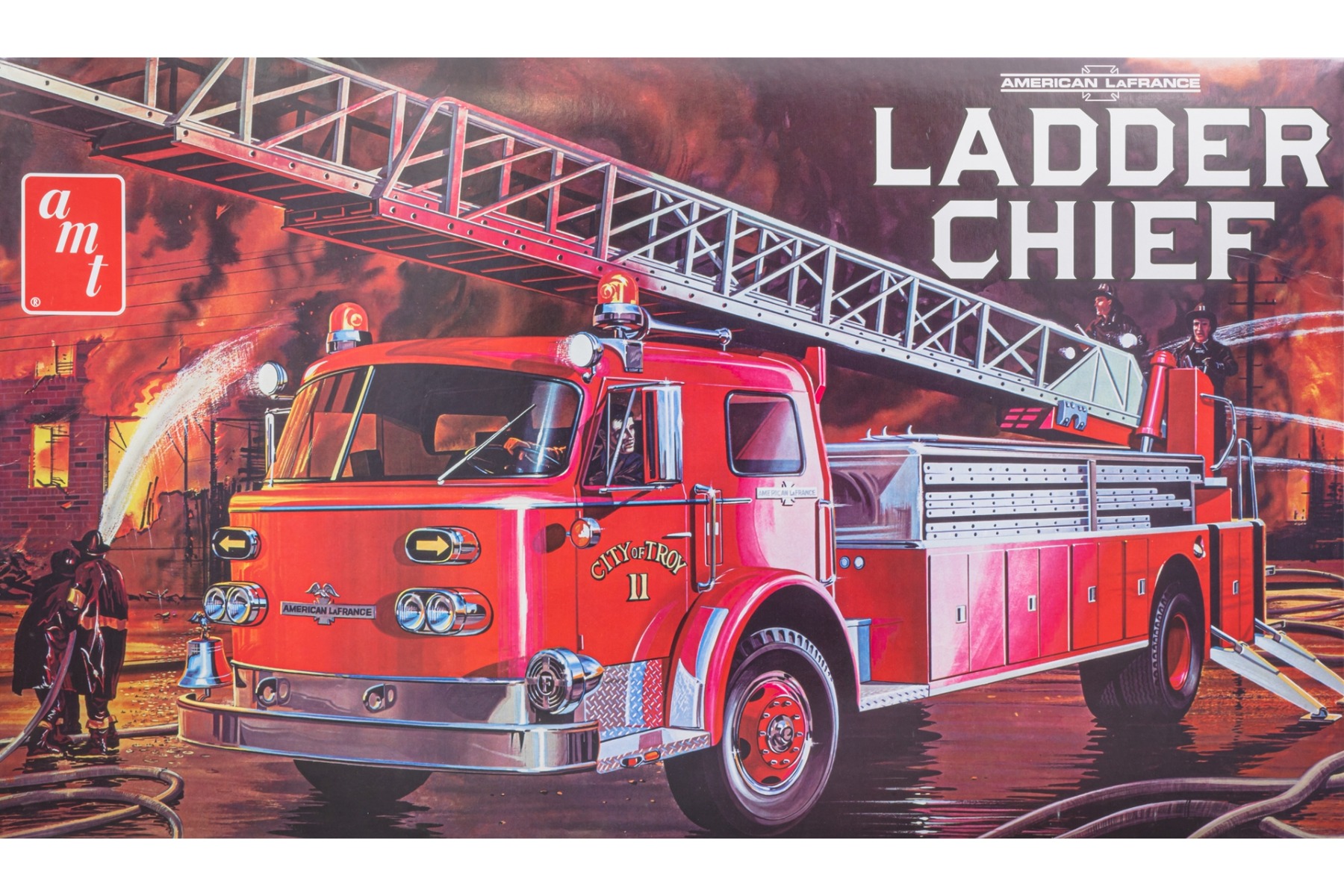 AMT1204/06 American LaFrance Ladder Chief, fire engine model kit