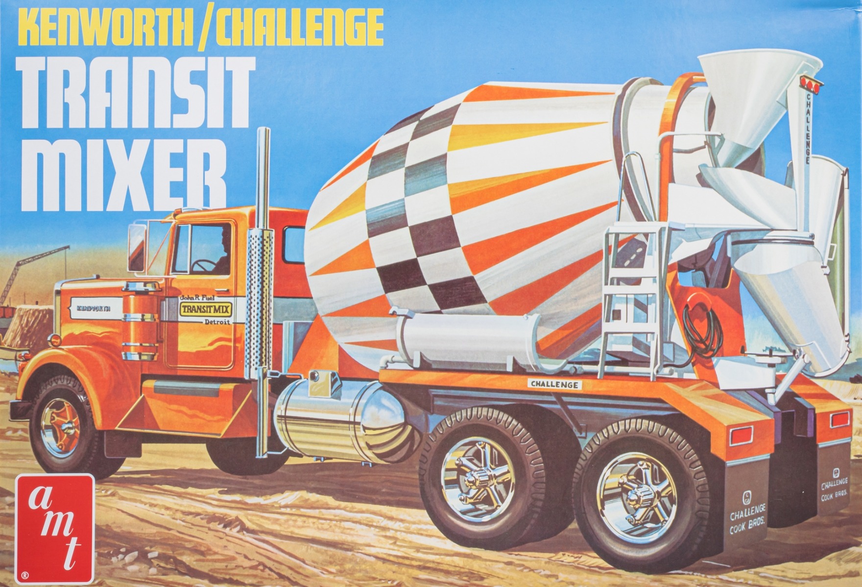 AMT1215/06 Kenworth/Challenge Transit Cement Mixer, model kit