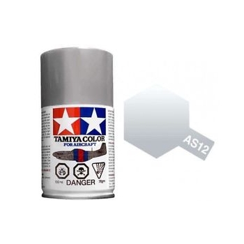Tamiya TA86512 AS-12 Bare-Metal Silver paint 100ml spray