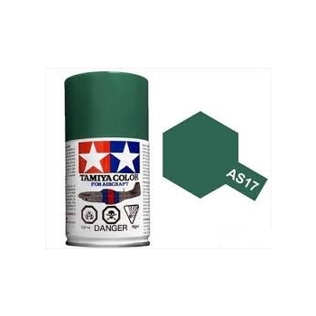 Tamiya TA86517 AS-17 Dark Green(IJA) paint 100ml spray