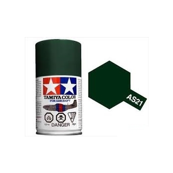 Tamiya TA86521 AS-21 Dark Green 2 (IJN) paint 100ml spray