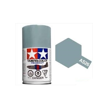 Tamiya TA86526 AS-26 Light Ghost Grey paint 100ml spray