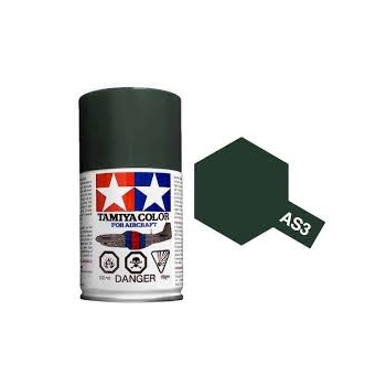 Tamiya TA86503 AS-3 Gray Green(Luftwaffe) paint 100ml spray