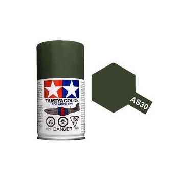 Tamiya TA86530 AS-30 Dark Green 2 RAF paint 100ml spray