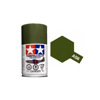 Tamiya TA86506 AS-6 Olive Drab(USAAF) paint 100ml spray
