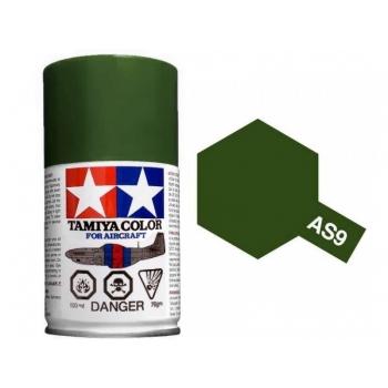 Tamiya TA86509 AS-9 Dark Green(RAF) paint 100ml spray