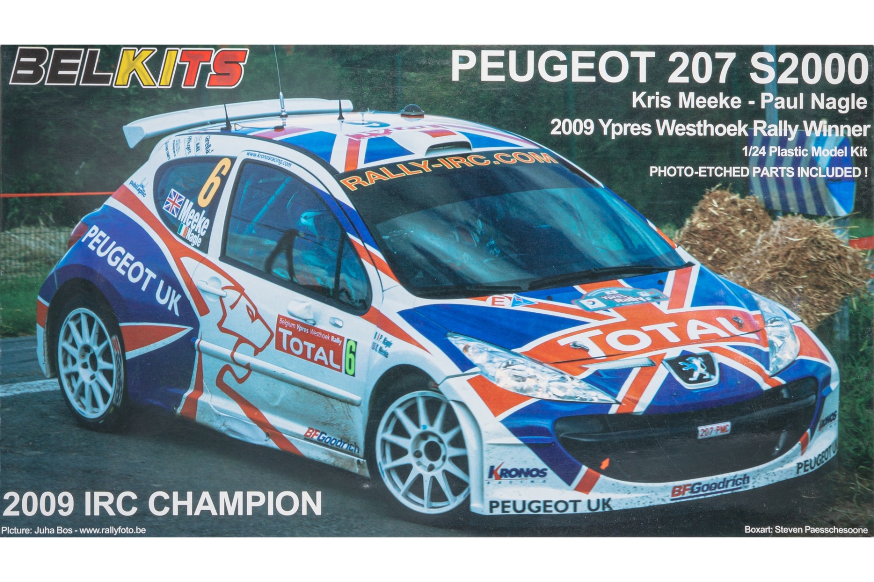 Belkits BEL001 Peugeot 207 S2000 2009 IRC Champion, model kit