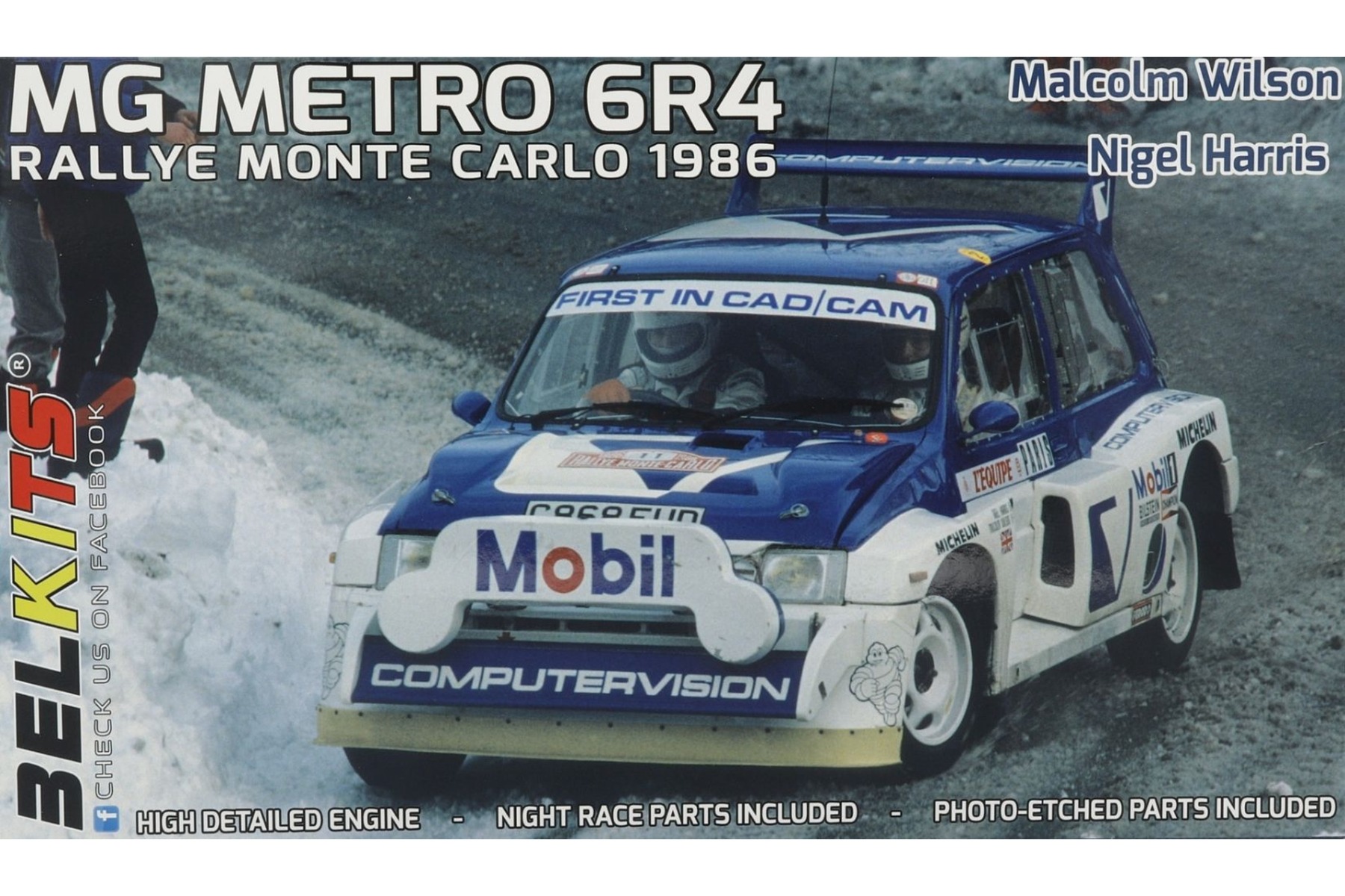 Belkits BEL015 MG Metro 6R4 Rallye Monte Carlo 1986, model kit