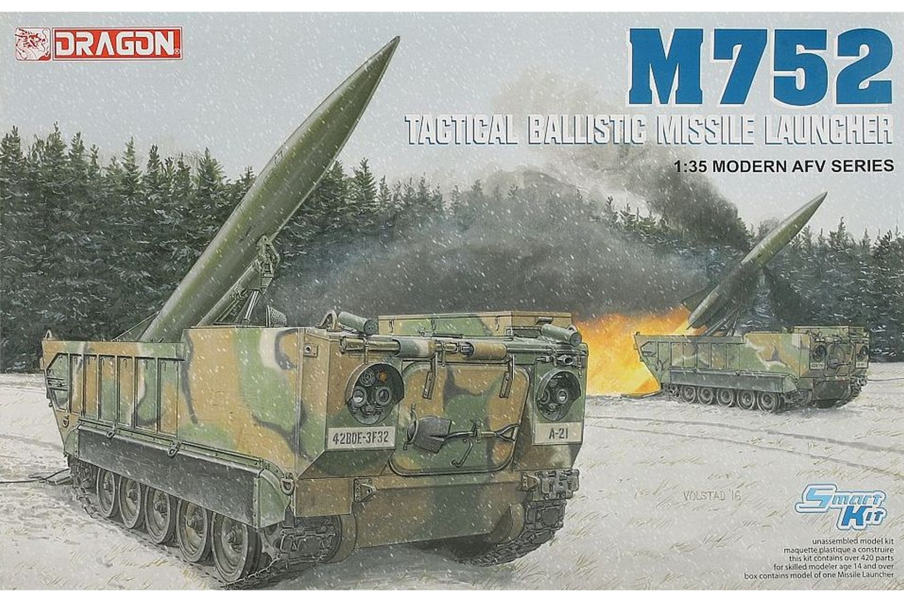 Dragon DRA03576 M752 TACTICAL BALLISTIC MISSILE LAUNCHER