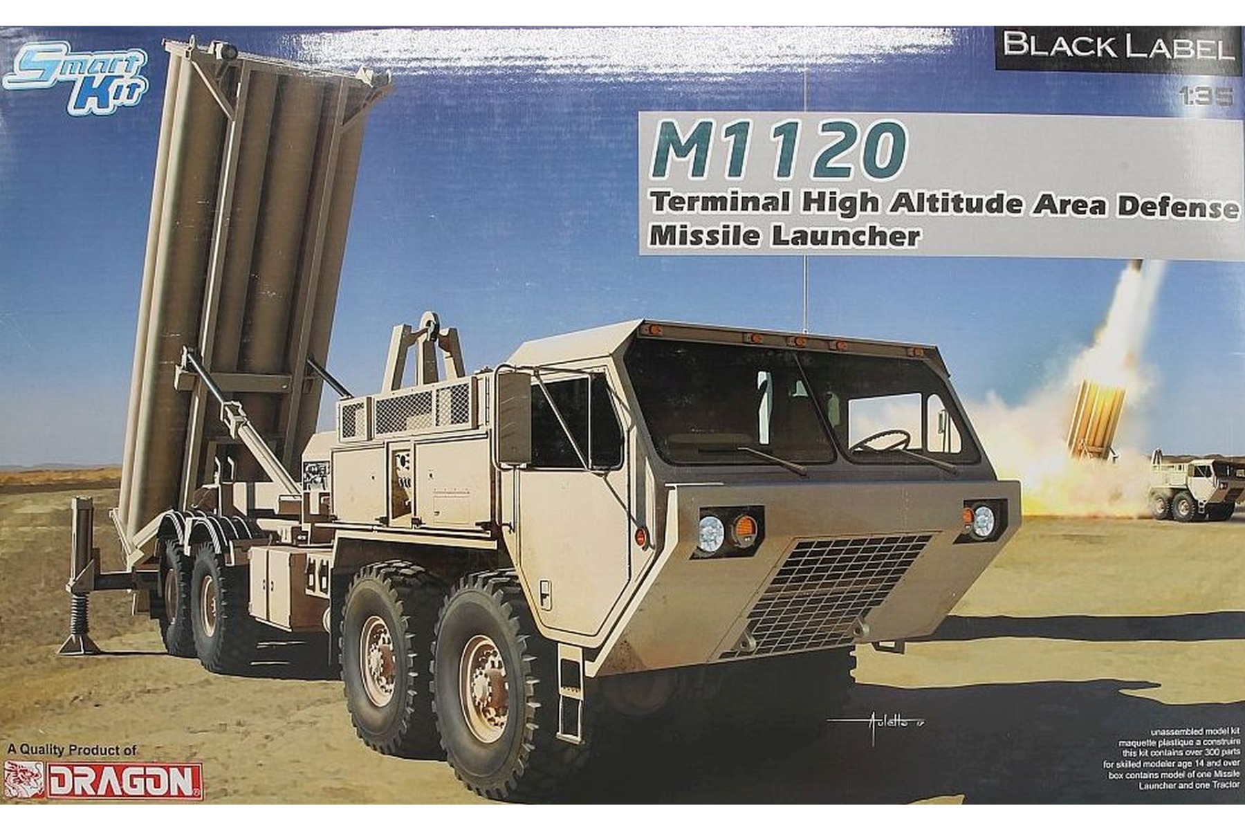 Dragon DRA03605 M1120 Terminal High Altitude Area Defense Missile Launcher