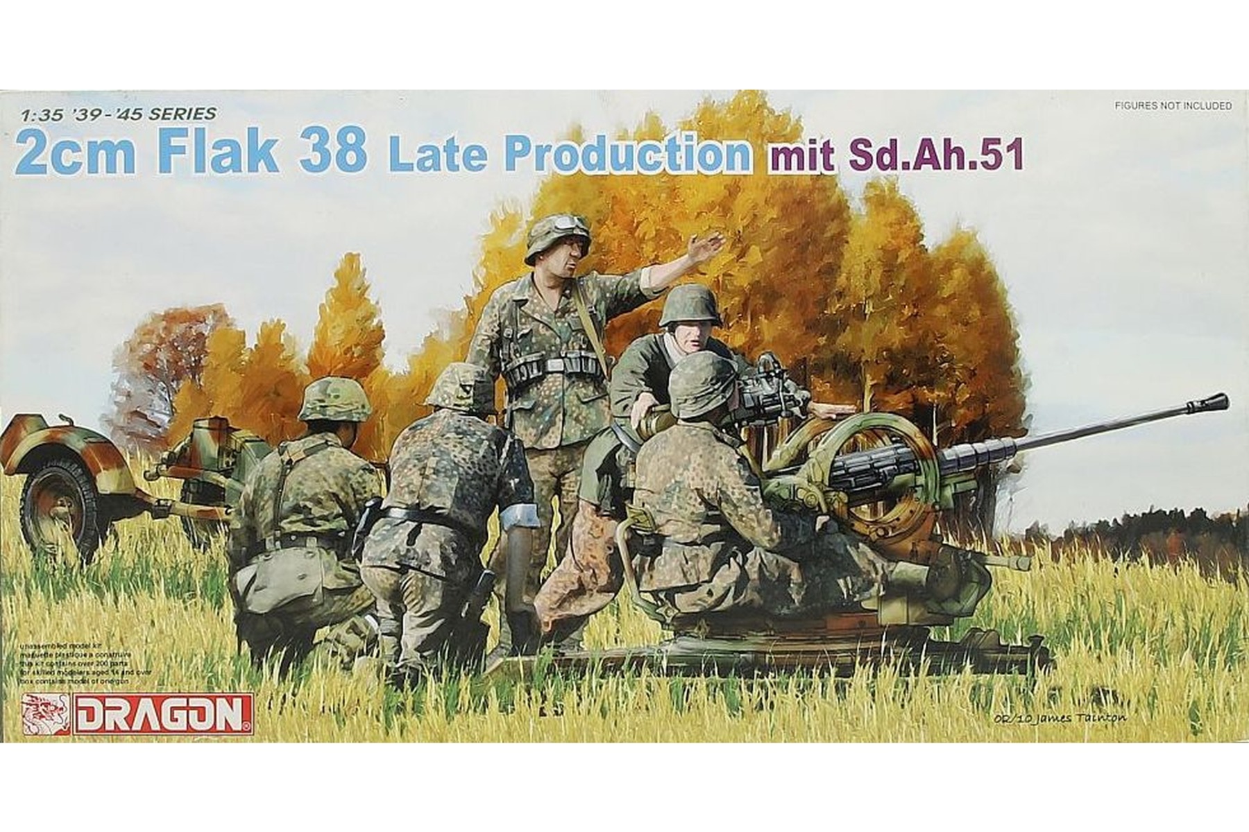 Dragon DRA06546 2cm Flak 38 Late Production mit Sd.Ah.51