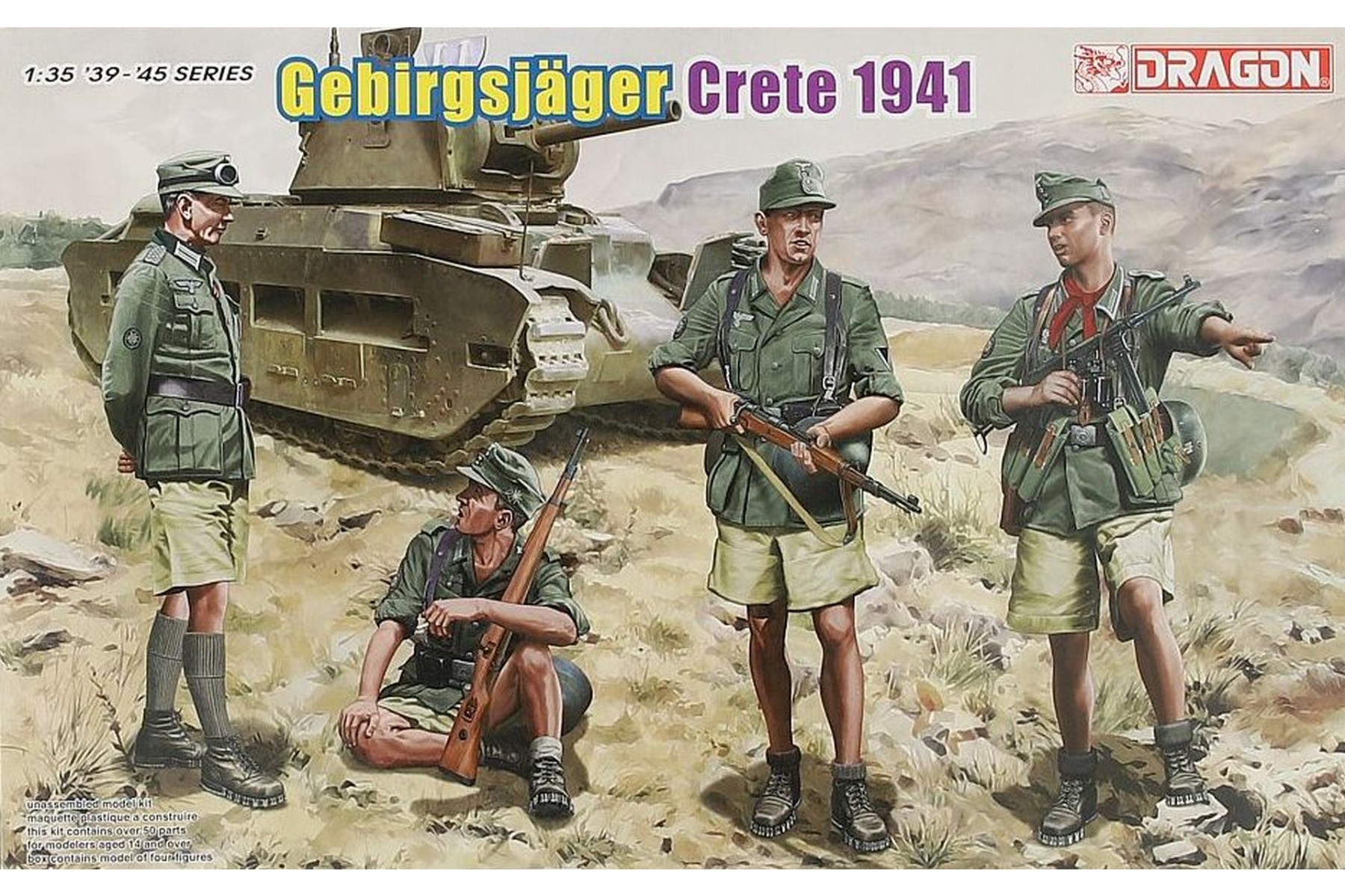 Dragon DRA06742 Gebirgsjager soldiers from the Battle of Crete