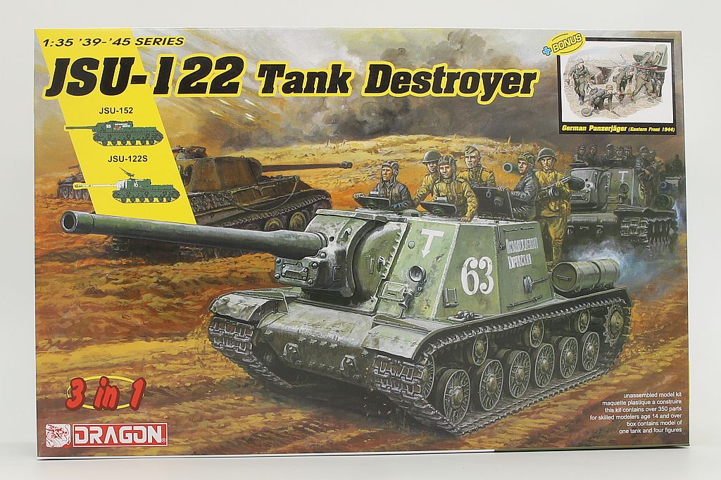 Dragon DRA06787 JSU-122 Tank Destroyer (3 in 1)