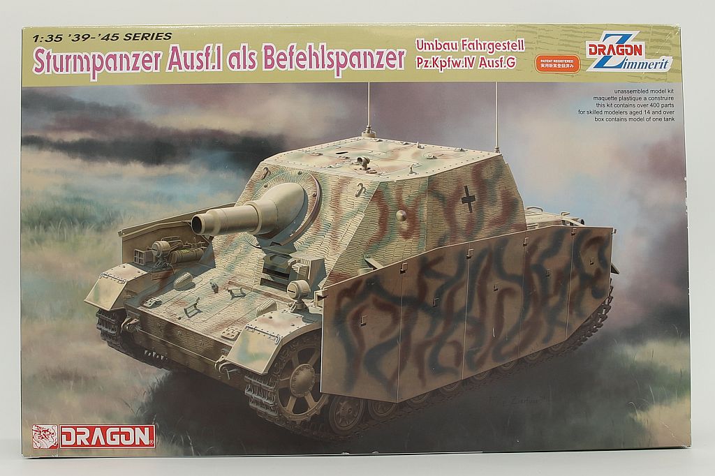 Dragon DRA06819 Sturmpanzer Ausf.I als Befehlspanzer (Umbau Fahrgestell Pz.Kpfw.IV Ausf.G)