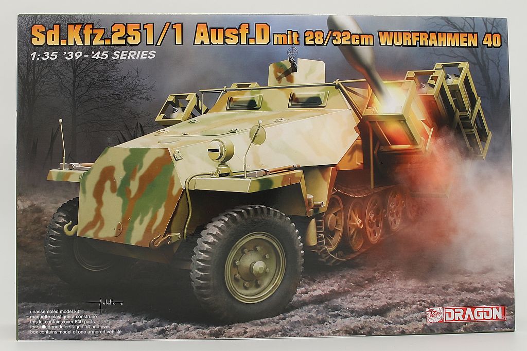 Dragon DRA06861 Sd.Kfz.251/1 Ausf.D mit 28/32cm Wurfrahmen 40