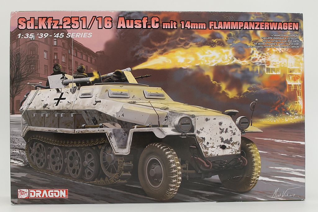 Dragon DRA06864 Sd.Kfz.251/16 Ausf.C mit 14mm Flammpanzerwagen