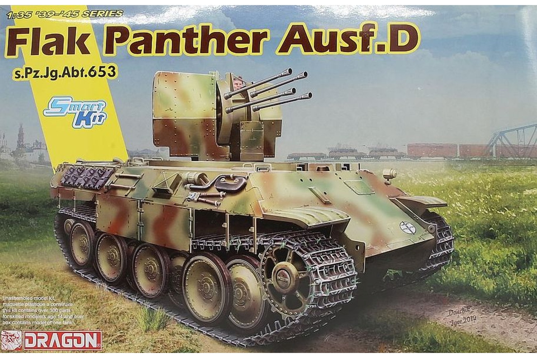 Dragon DRA06899 FLAK PANTHER Ausf.D s.Pz.Jg.Abt.653
