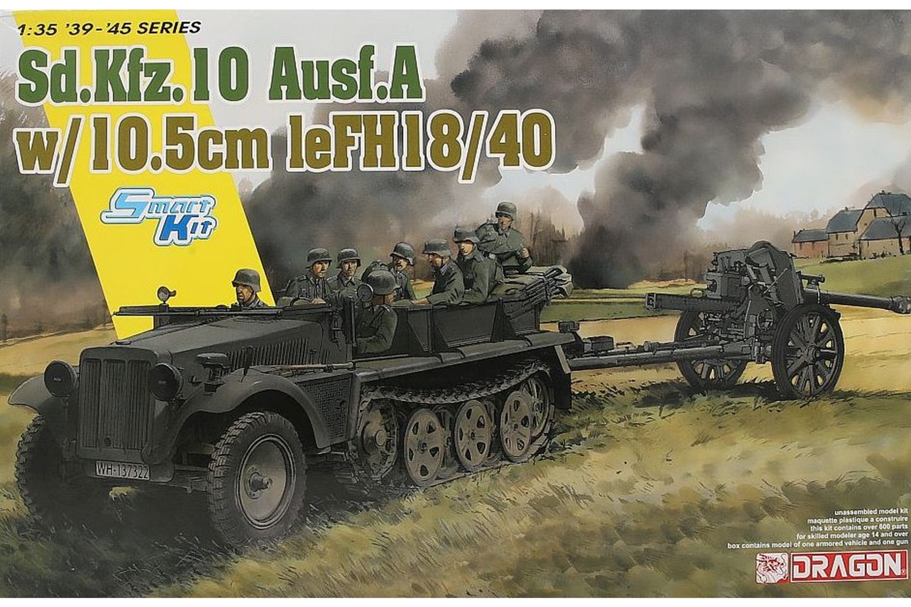 Dragon DRA06939 Sd.Kfz.10 + 10.5cm le.FH.18/40