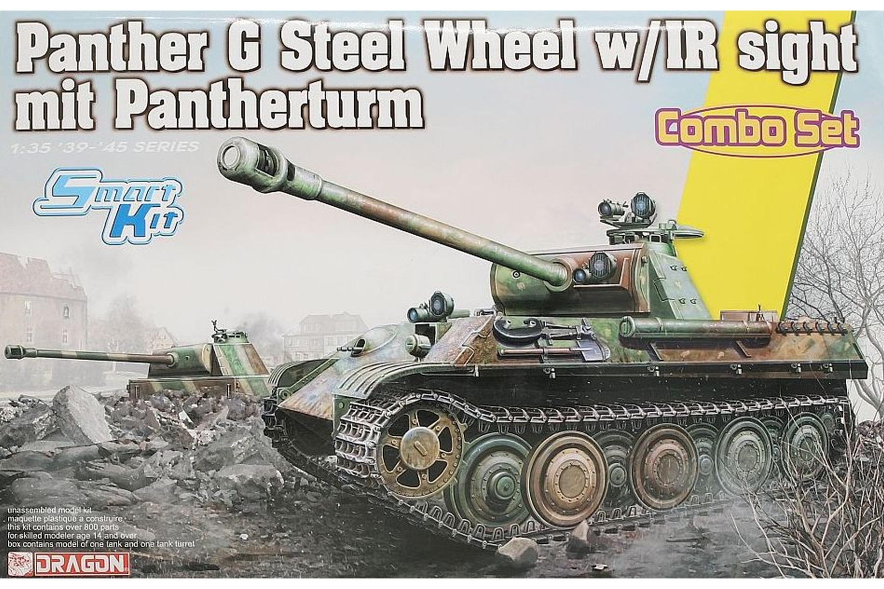 Dragon DRA06941 Panther G Steel Wheel Panther Ausf.G Late Production (Steel Wheel) mit Pantherturm