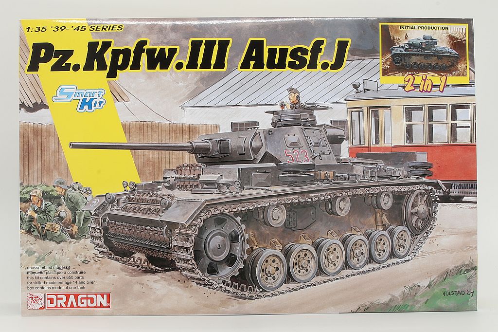 Dragon DRA06954 Pz.Kpfw.III Ausf.J Initial Production Early Production (2 in 1)