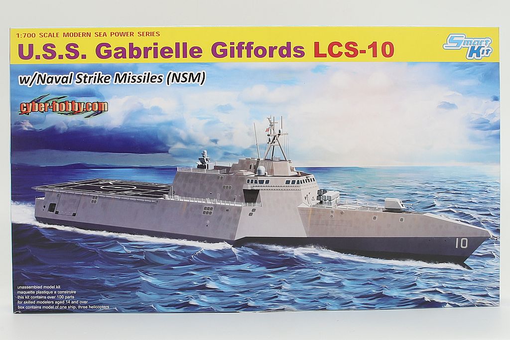 Dragon DRA07147 U.S.S. Gabrielle Giffords LCS-10 w/Naval Strike Missiles (NSM)