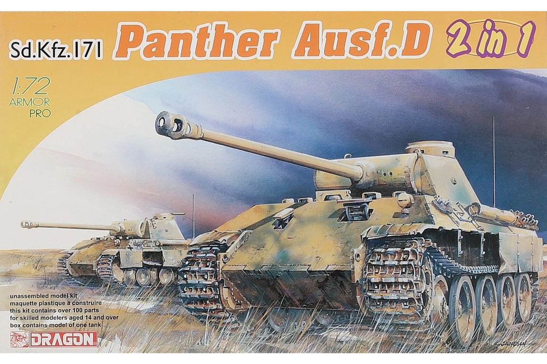 Dragon DRA07547 Sd.Kfz.171 Panther Ausf.D (2 in 1)