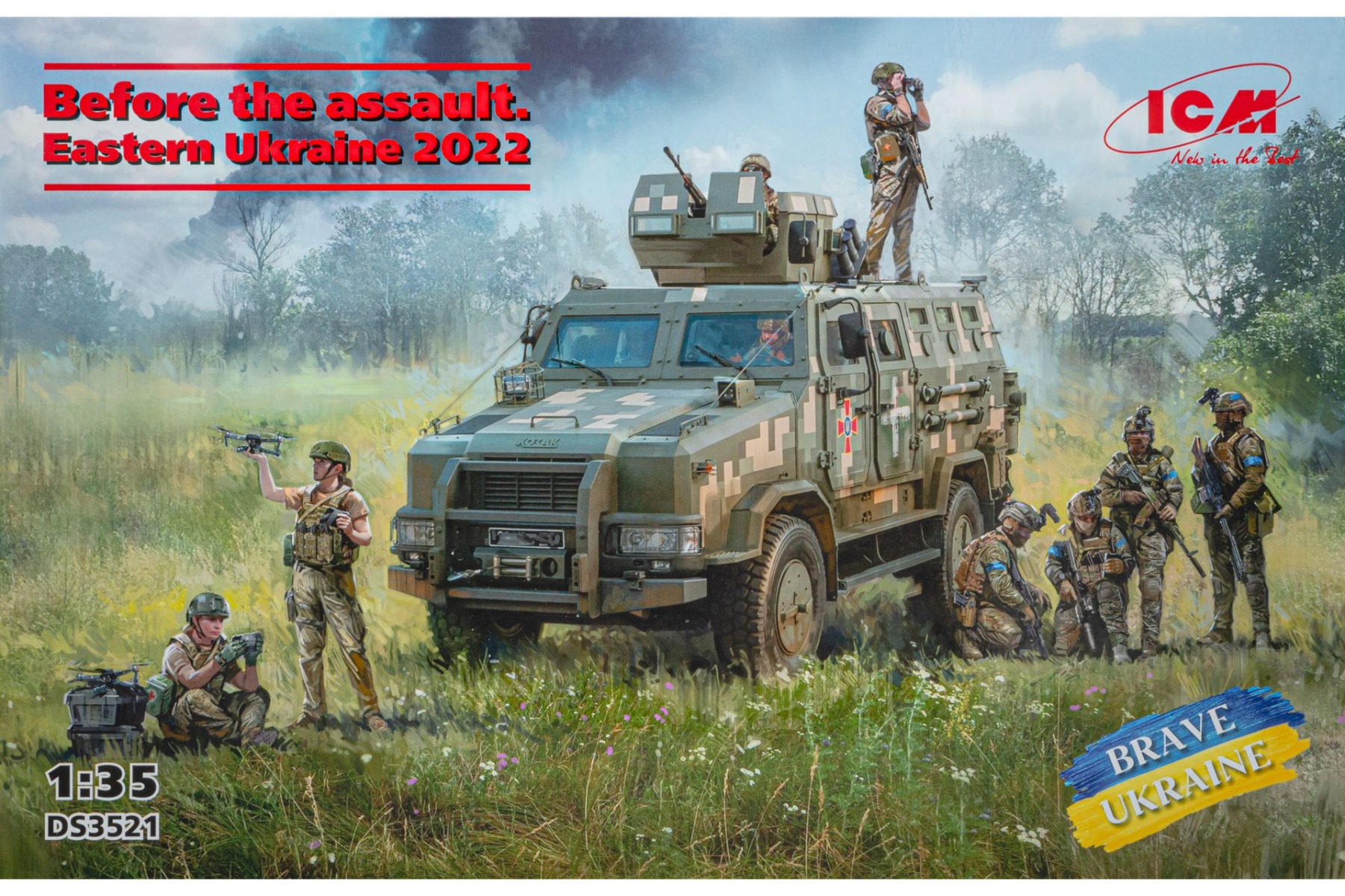 ICMDS3521 Before the assault, Eastern Ukraine 2022, model kit