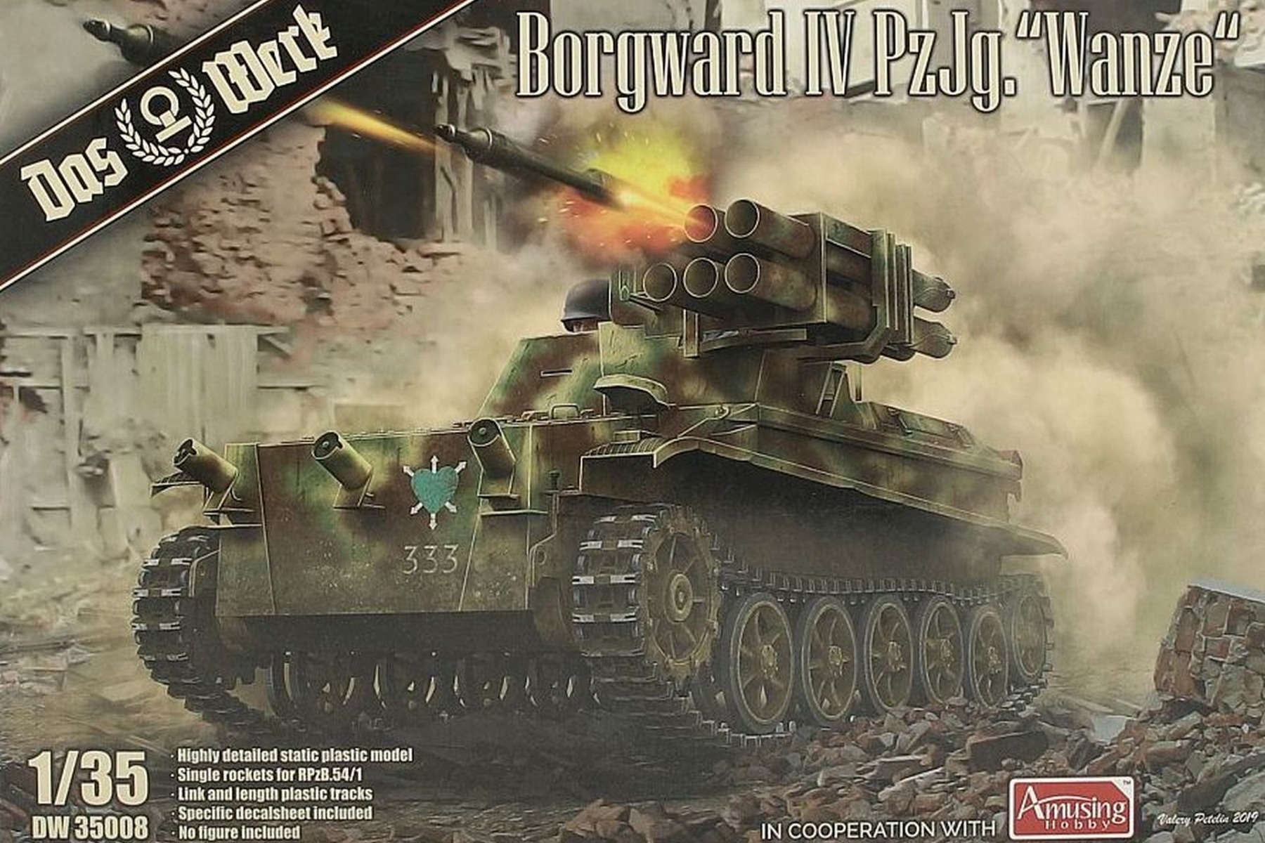 Das Werk DW35008 Borgward IV Panzerjäger Wanze, model kit