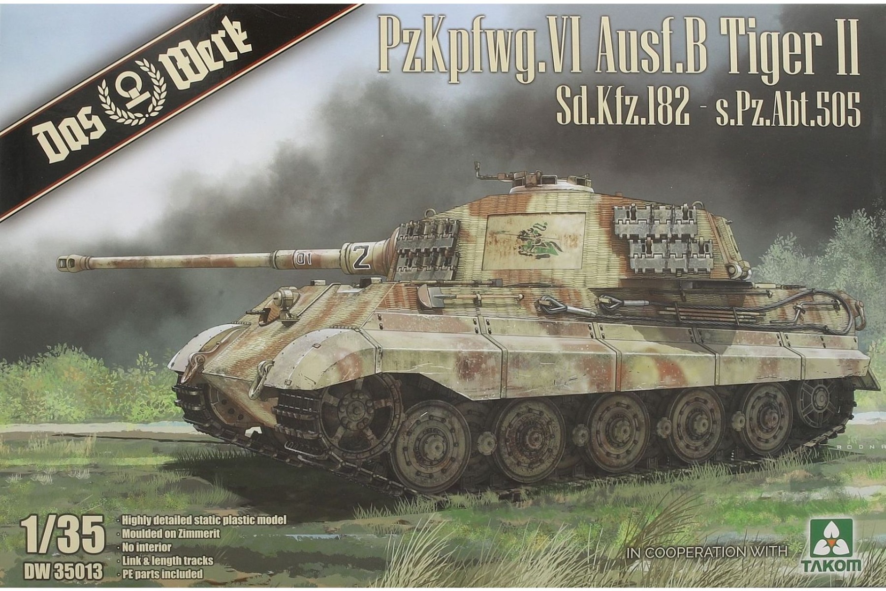 Das Werk DW35013 PzKpfwg. VI Ausf.B Tiger II Sd.Kfz.182 - s.Pz.Abt.505
