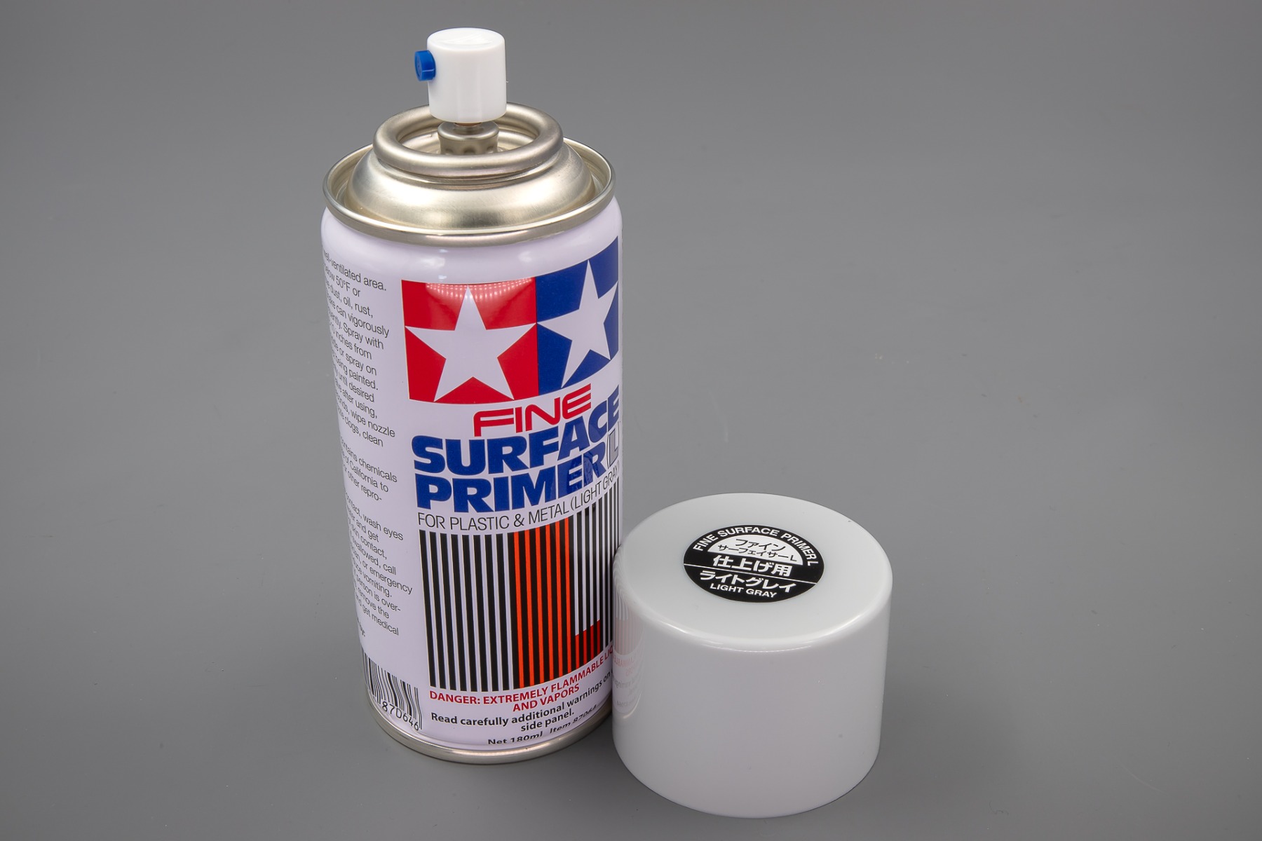 Tamiya TA87064 Fine Surface Primer L - Light Grey 180ml