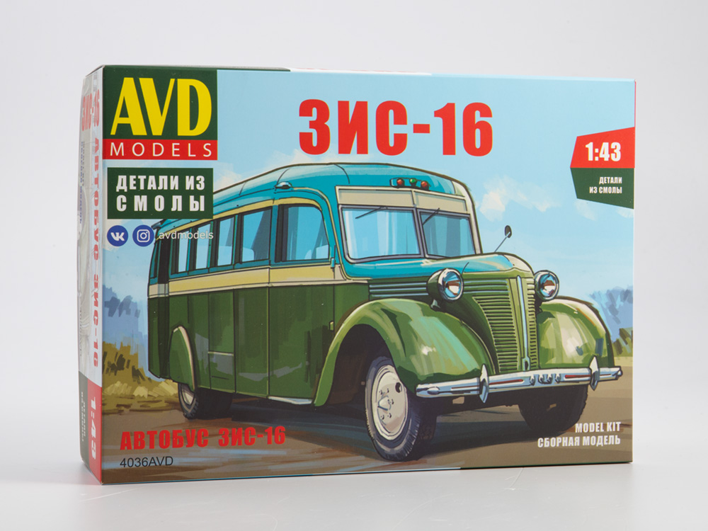 4036AVD ZIS-16 bus, model kit
