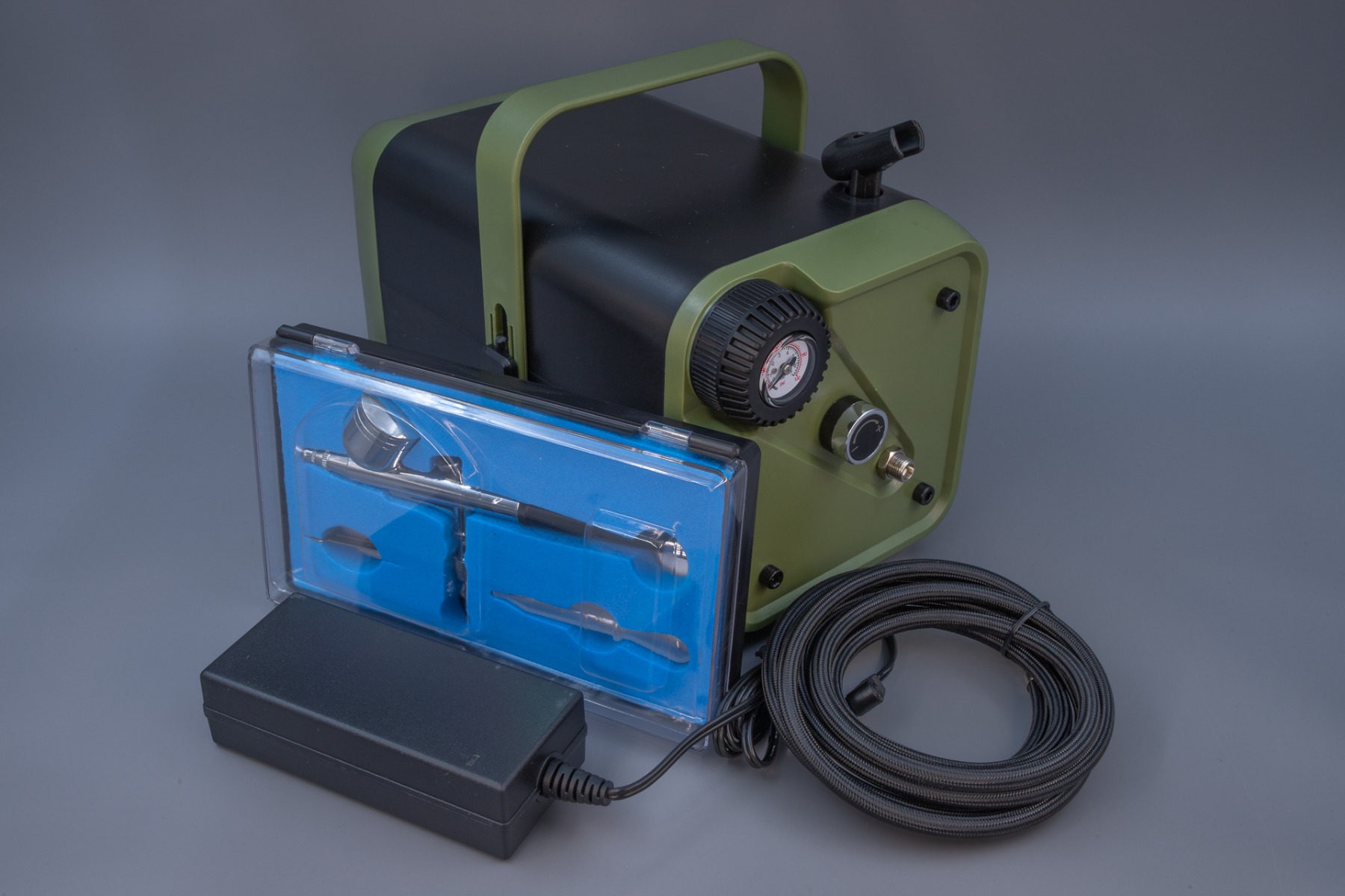 Compressor with airbrush kit HS-679K