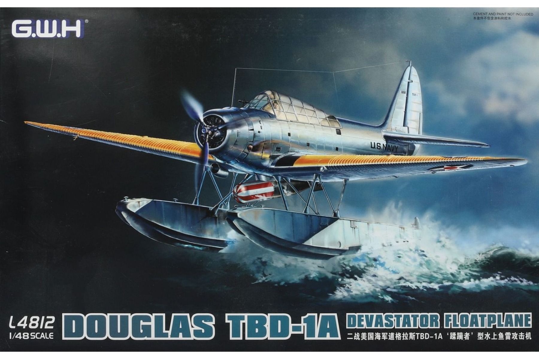 WWII Douglas TBD-1A Devastator Floatplane, model kit
