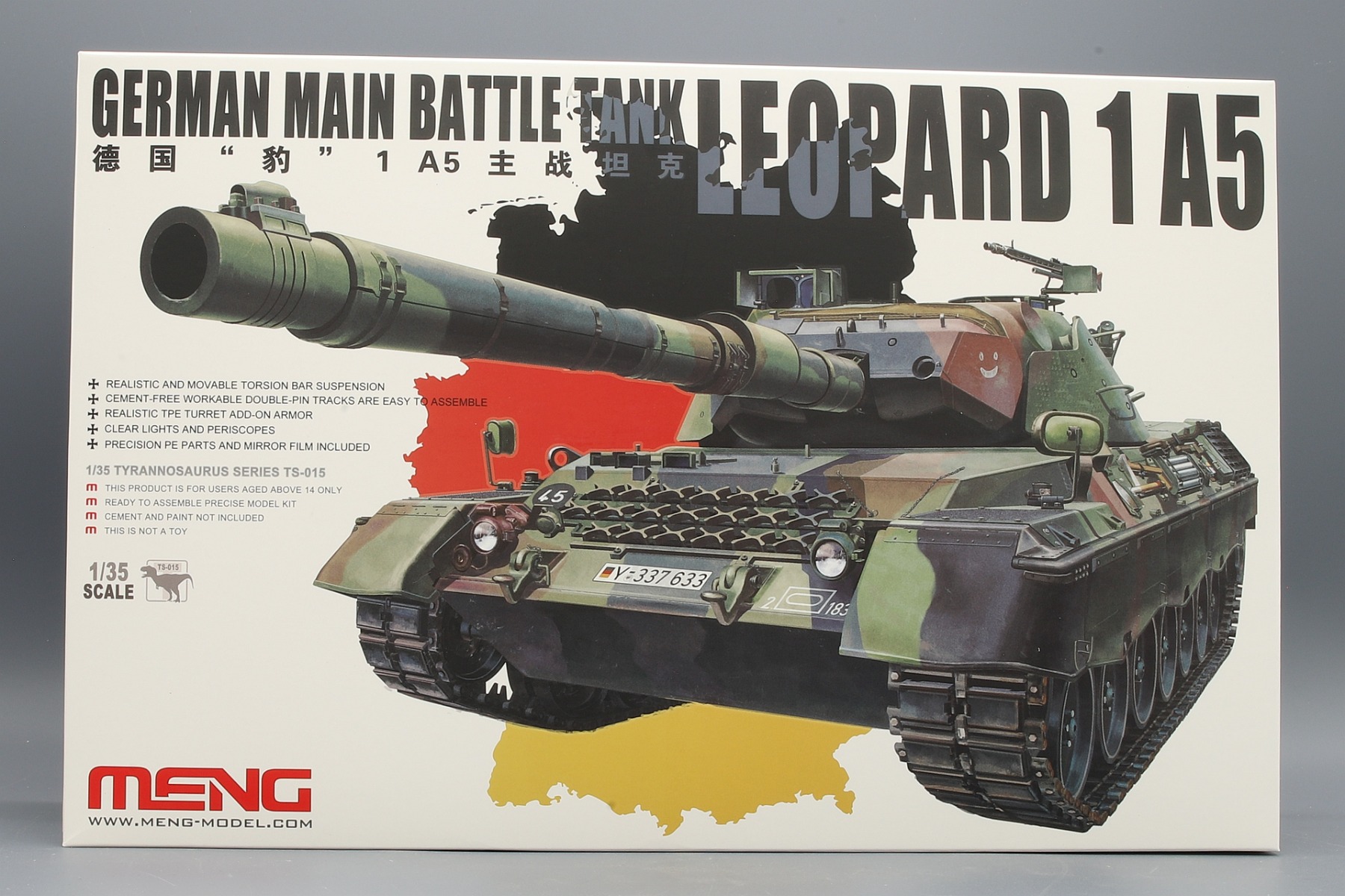 Meng TS-015 German Main Battle Tank Leopard 1 A5
