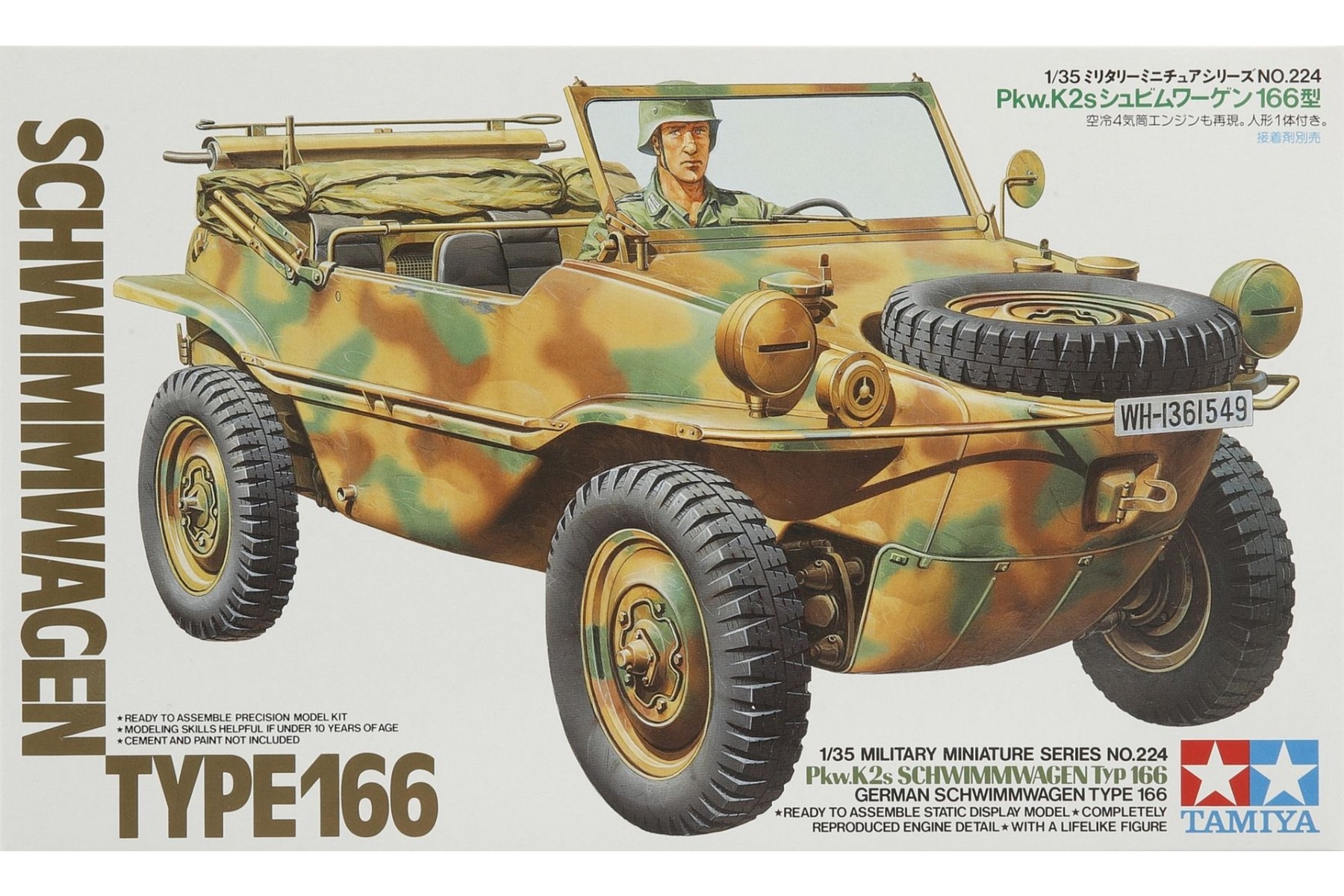 Tamiya TA35224 Schwimmwagen Type 166