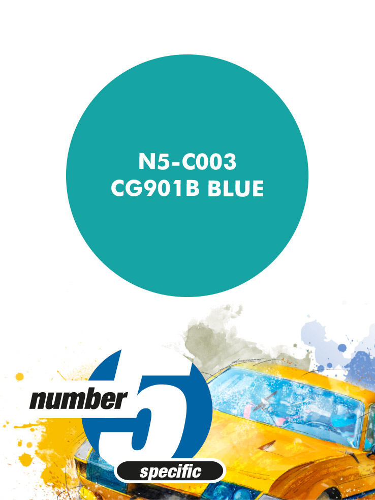 N5-C003 /CG901B Blue/ paint for airbrush 30ml, Number Five