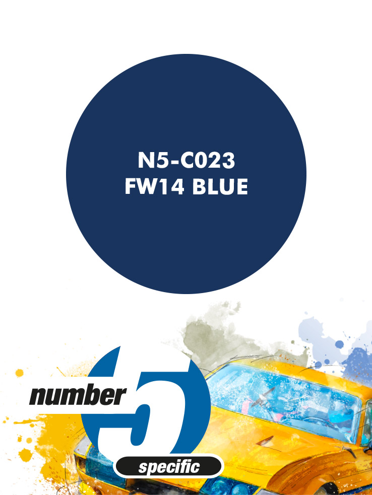 N5-C023 /FW14 Blue/ paint for airbrush 30ml, Number Five