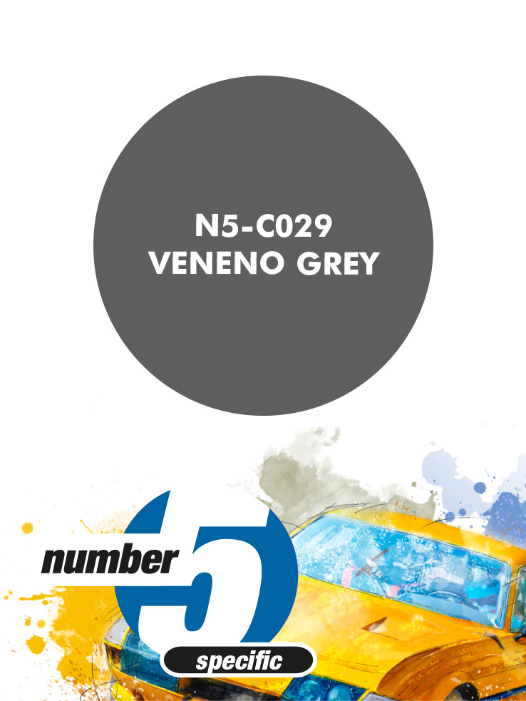 N5-C029 /Veneno Grey/ paint for airbrush 30ml, Number Five