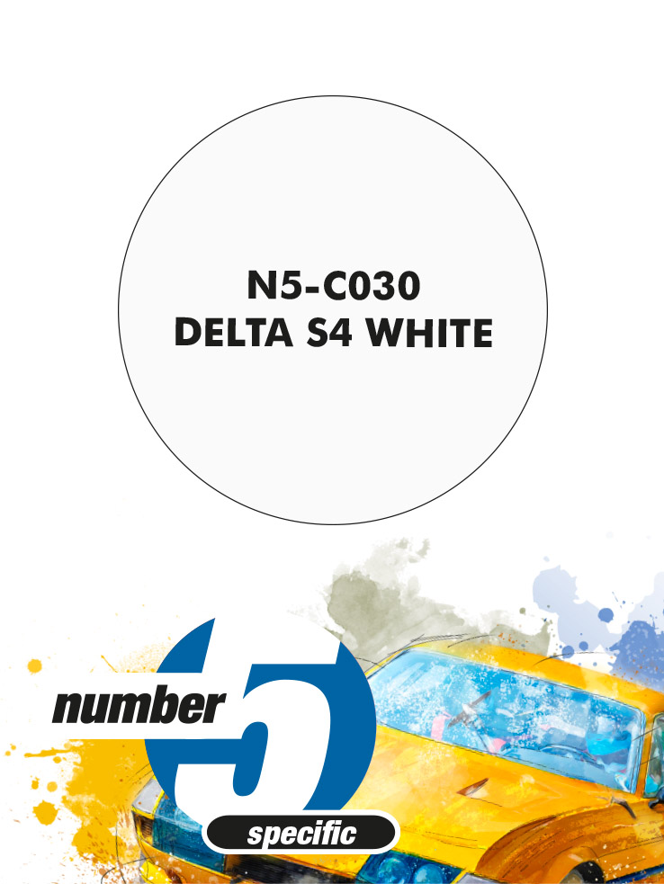N5-C030 /Delta S4 White/ paint for airbrush 30ml, Number Five