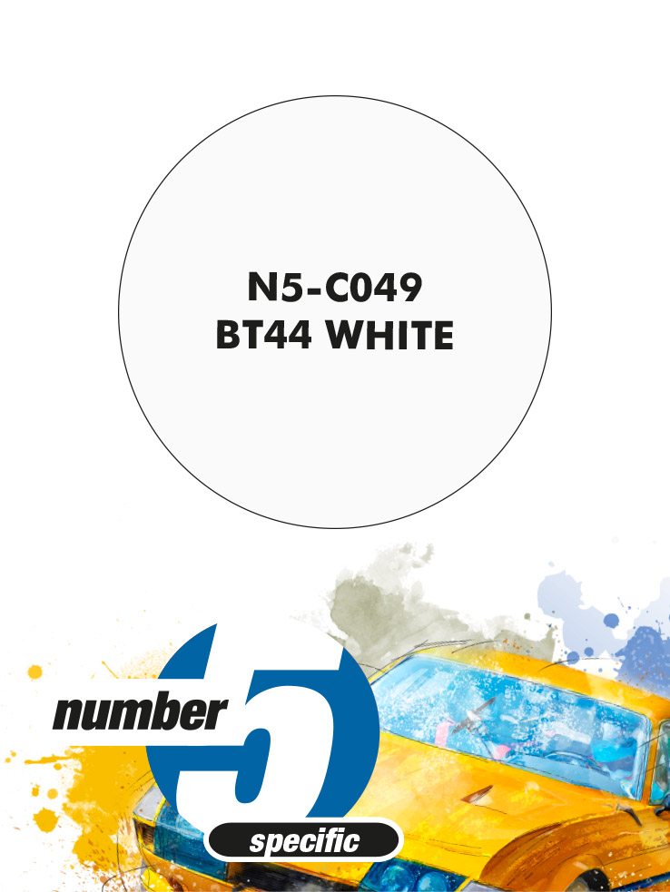 N5-C049 /BT44 White/ paint for airbrush 30ml, Number Five