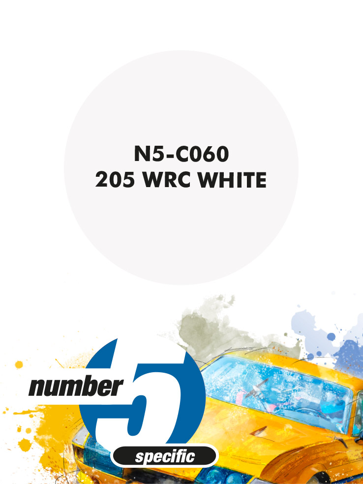 N5-C060 /205 WRC White/ paint for airbrush 30ml, Number Five