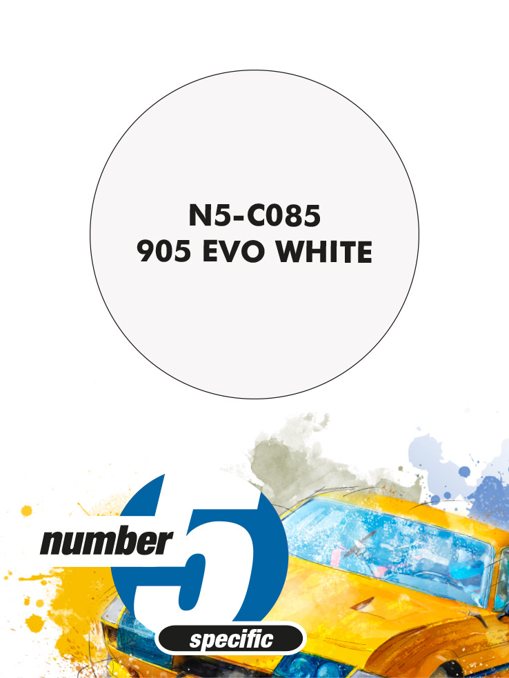 N5-C085 /905 Evo White/ paint for airbrush 30ml, Number Five